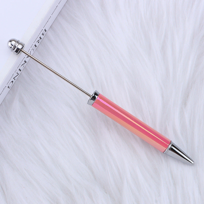 Colorful Electroplated Beaded Pen