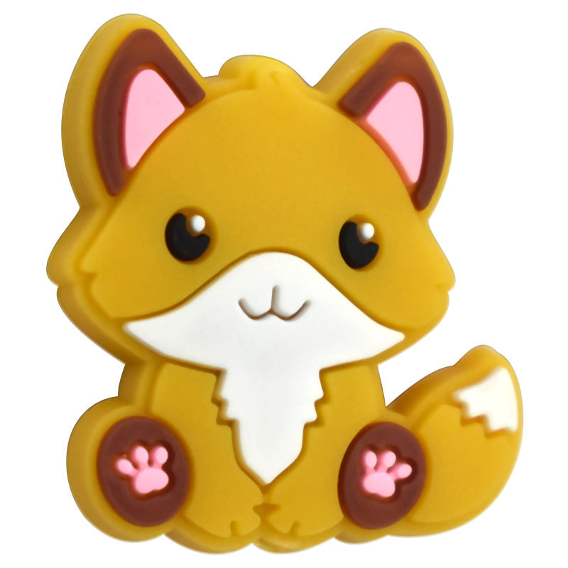 Cute Animal Series Silicone Focal Beads Silicone Focal Beads