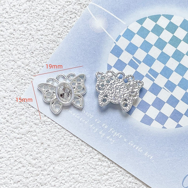 1 pc Alloy Heart Butterfly Cloud Moon Pendant