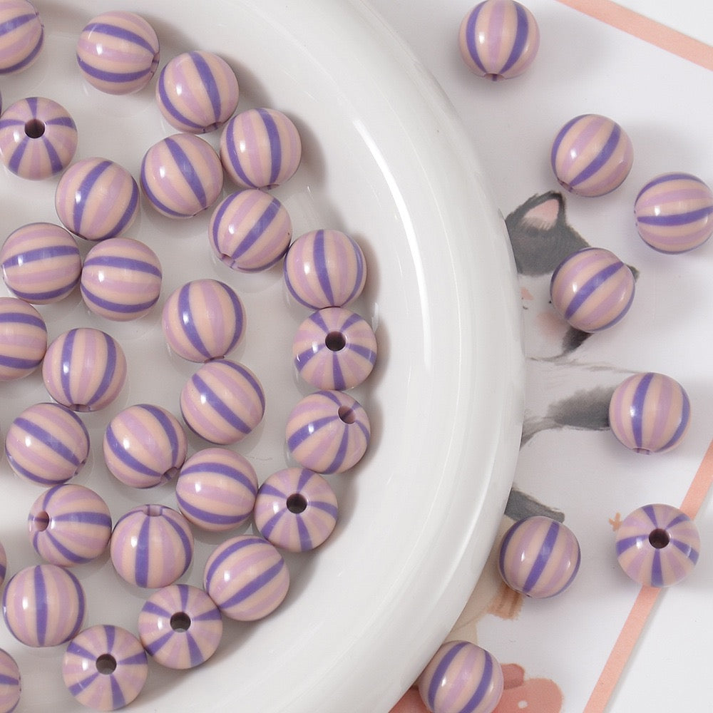 12mm acrylic beadable beads