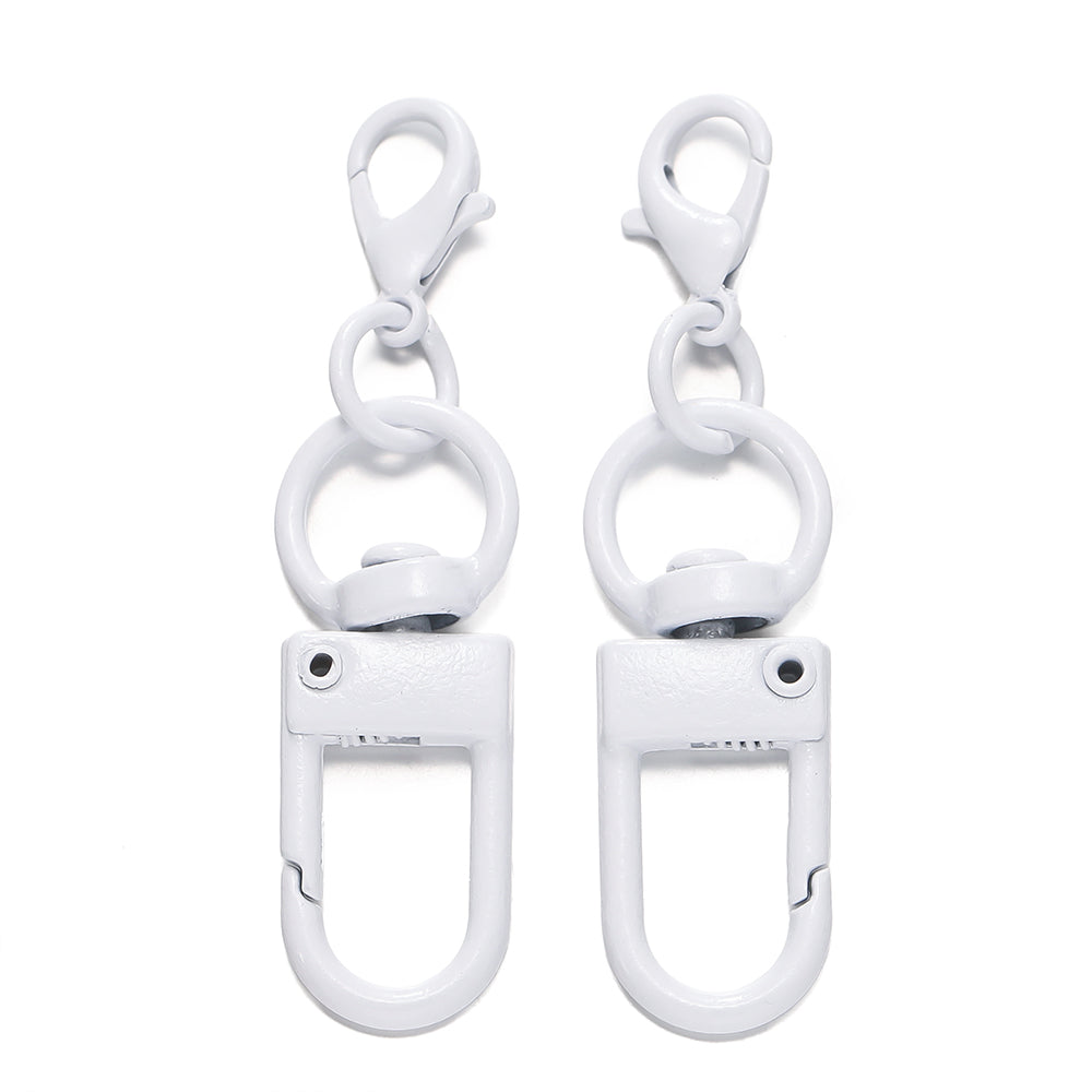 Color paint zinc alloy lobster buckle key ring iy bag key ring doll pendant metal accessories