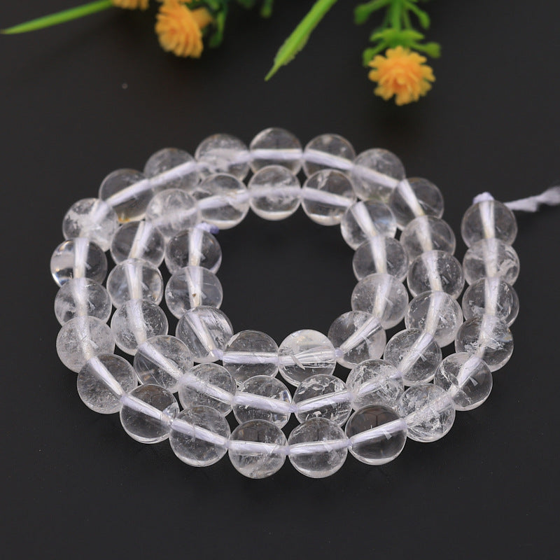 Natural crystal beads