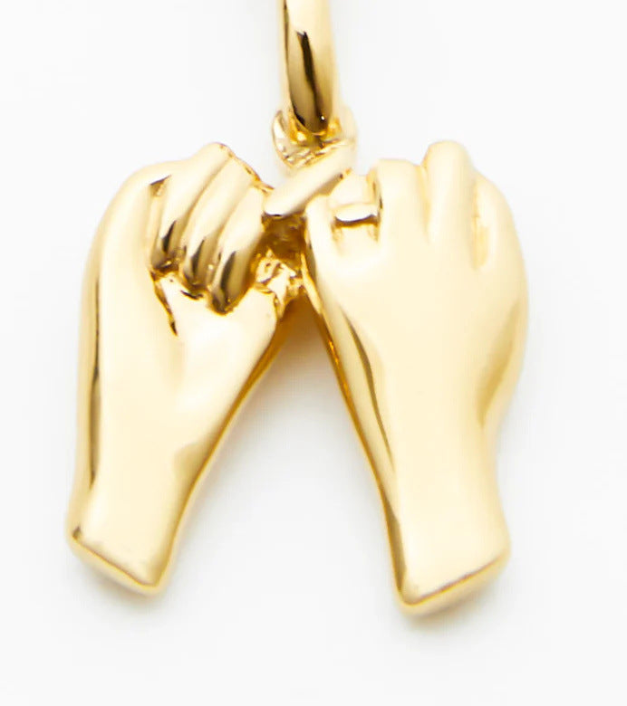 Pinky promise charm