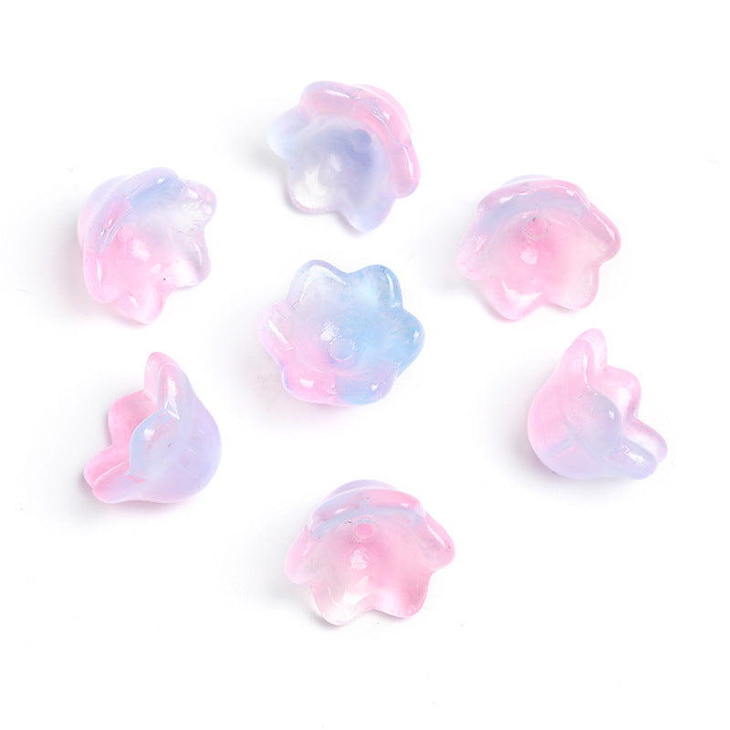 Acrylic flower beads