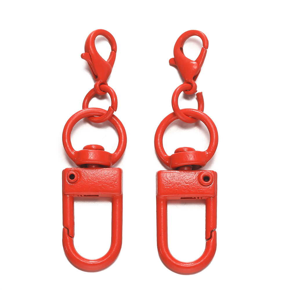 Color paint zinc alloy lobster buckle key ring iy bag key ring doll pendant metal accessories