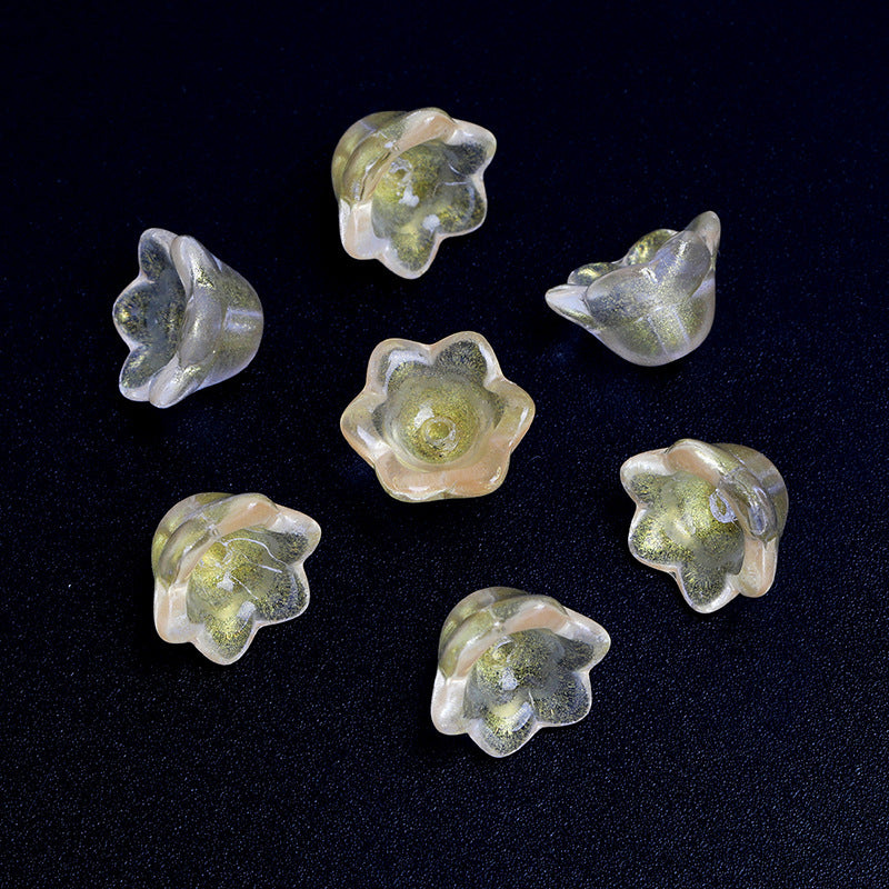 Acrylic flower beads