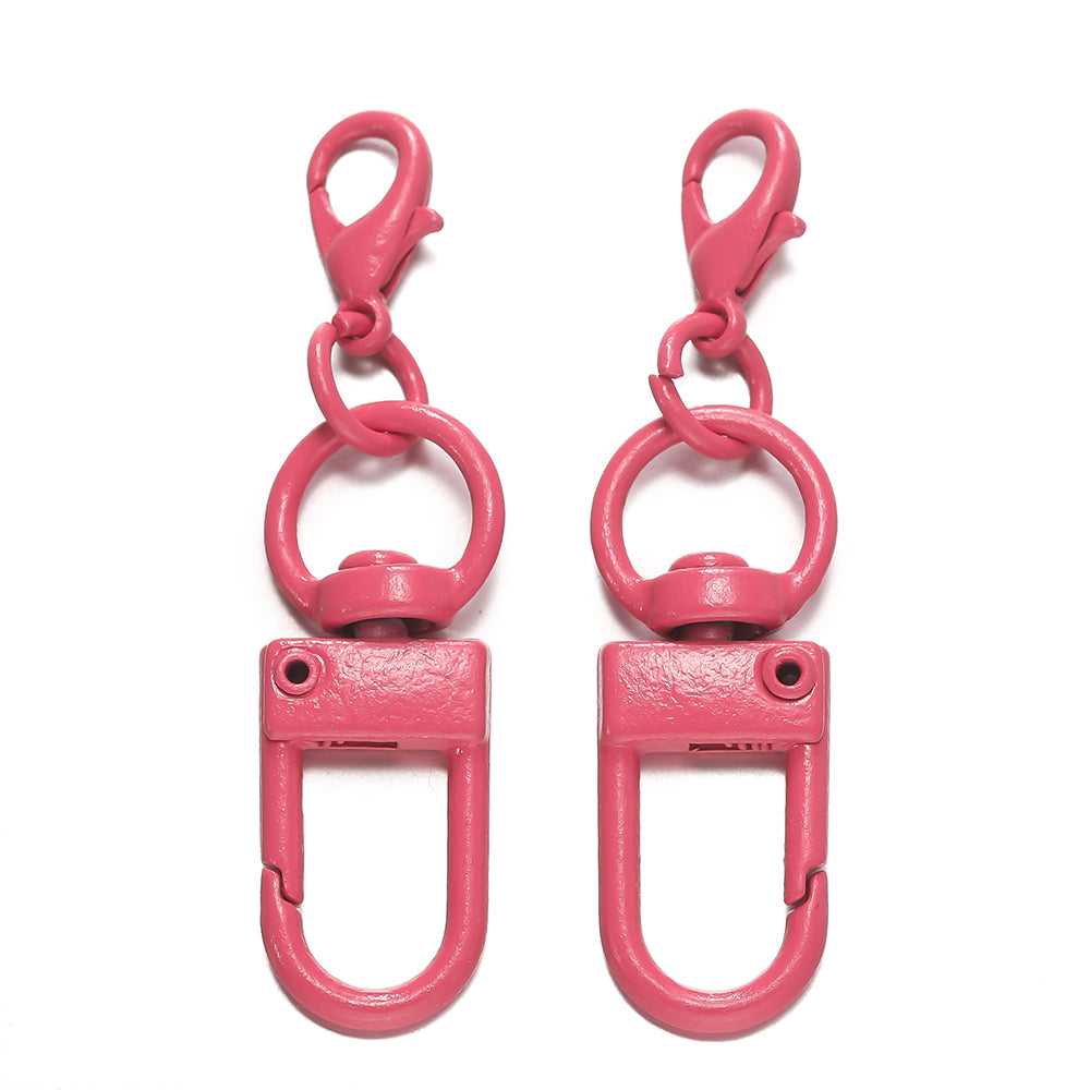 Color paint zinc alloy lobster buckle key ring iy bag key ring doll pendant metal accessories