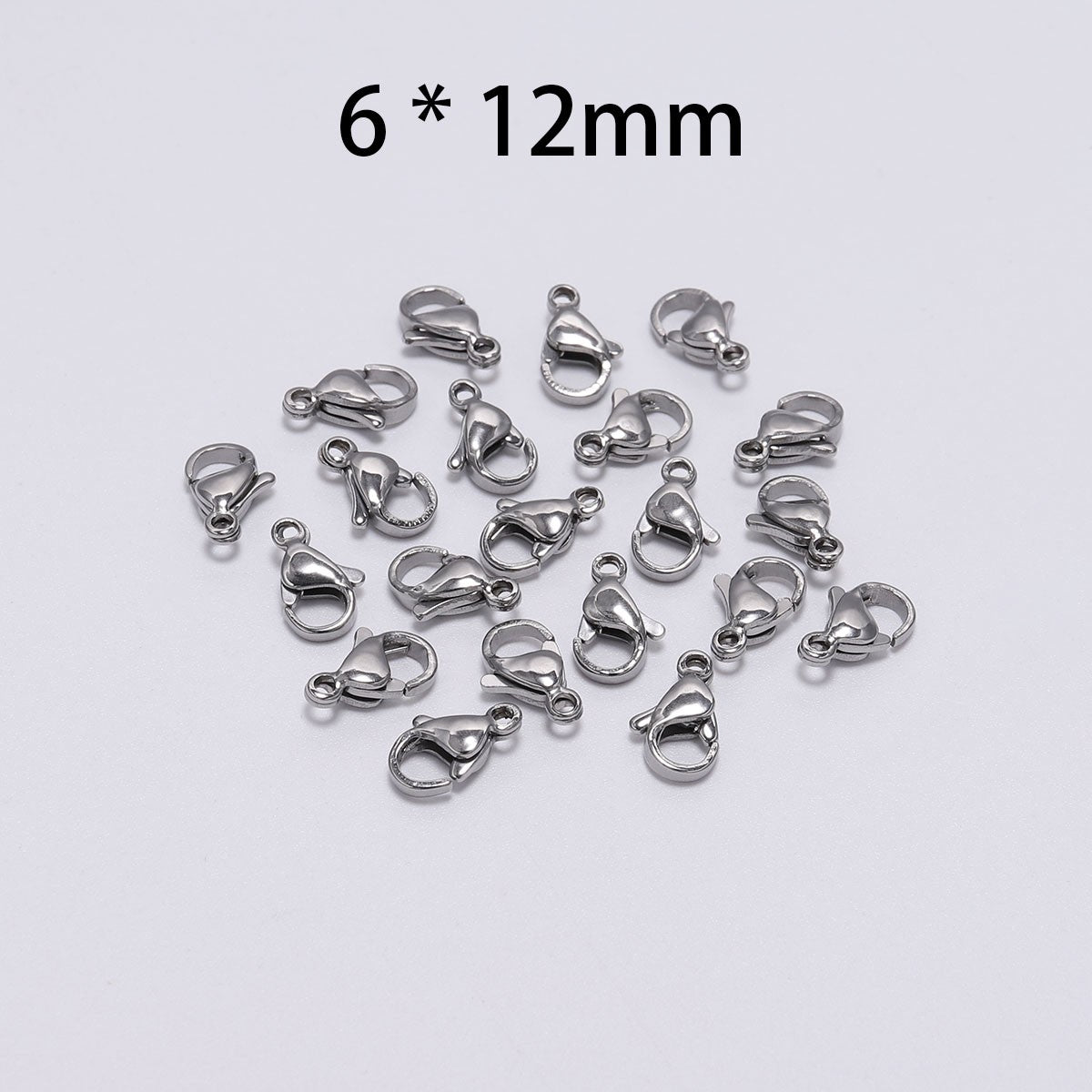 Keychain Hooks with Key Rings.Metal Swivel Lobster Claw Clasps