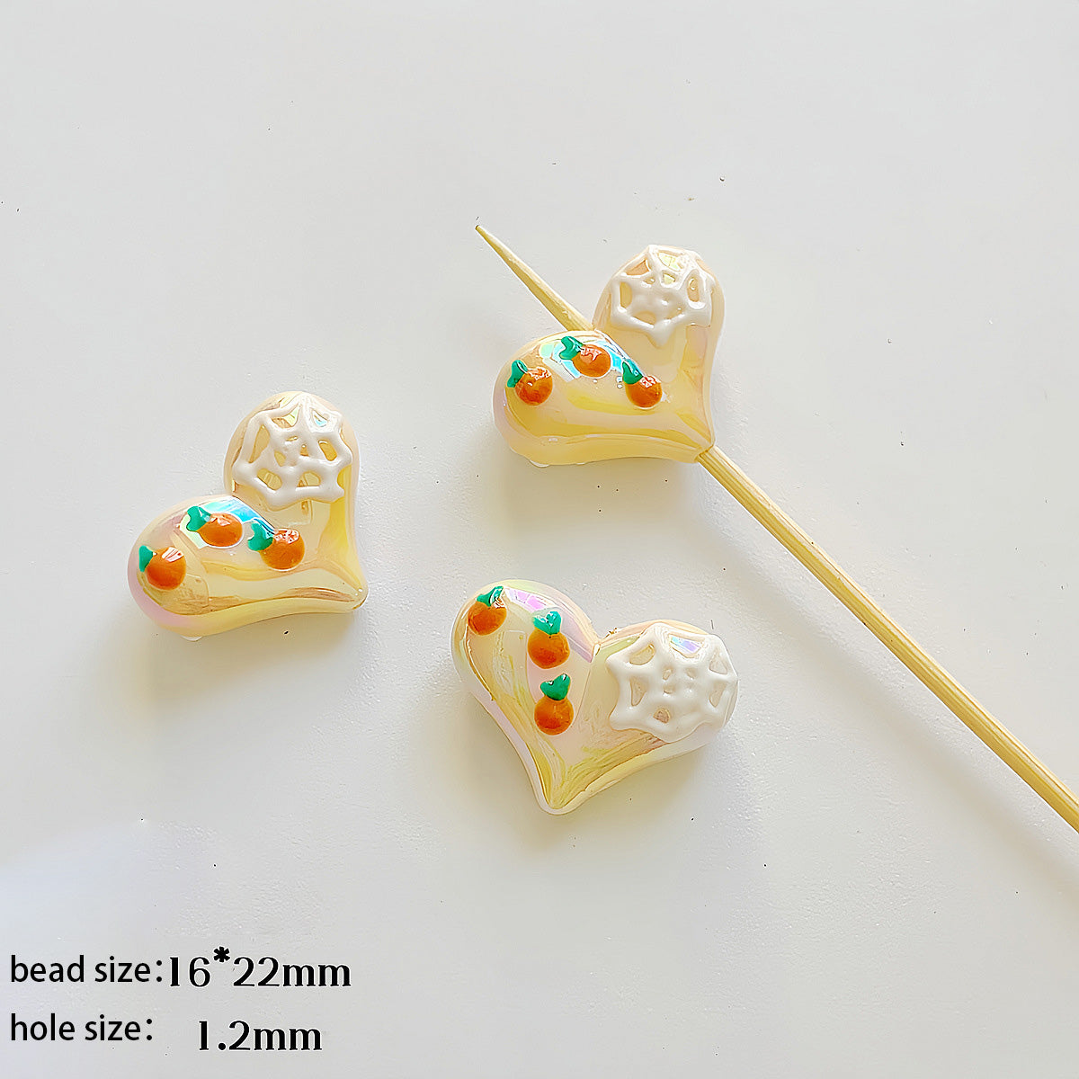 Bowknot acrylic interactive beadable beads