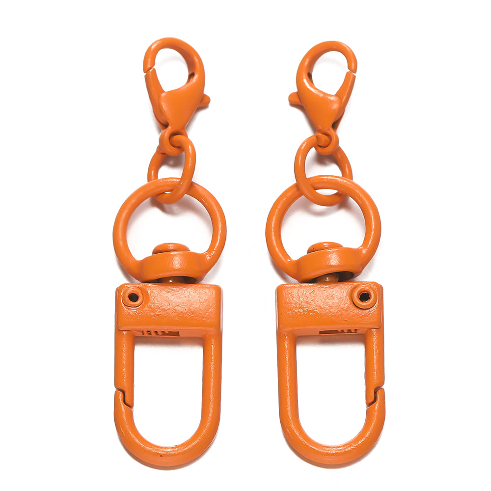 Color paint zinc alloy lobster buckle key ring iy bag key ring doll pendant metal accessories