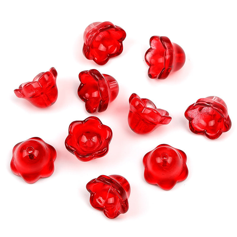 Acrylic flower beads