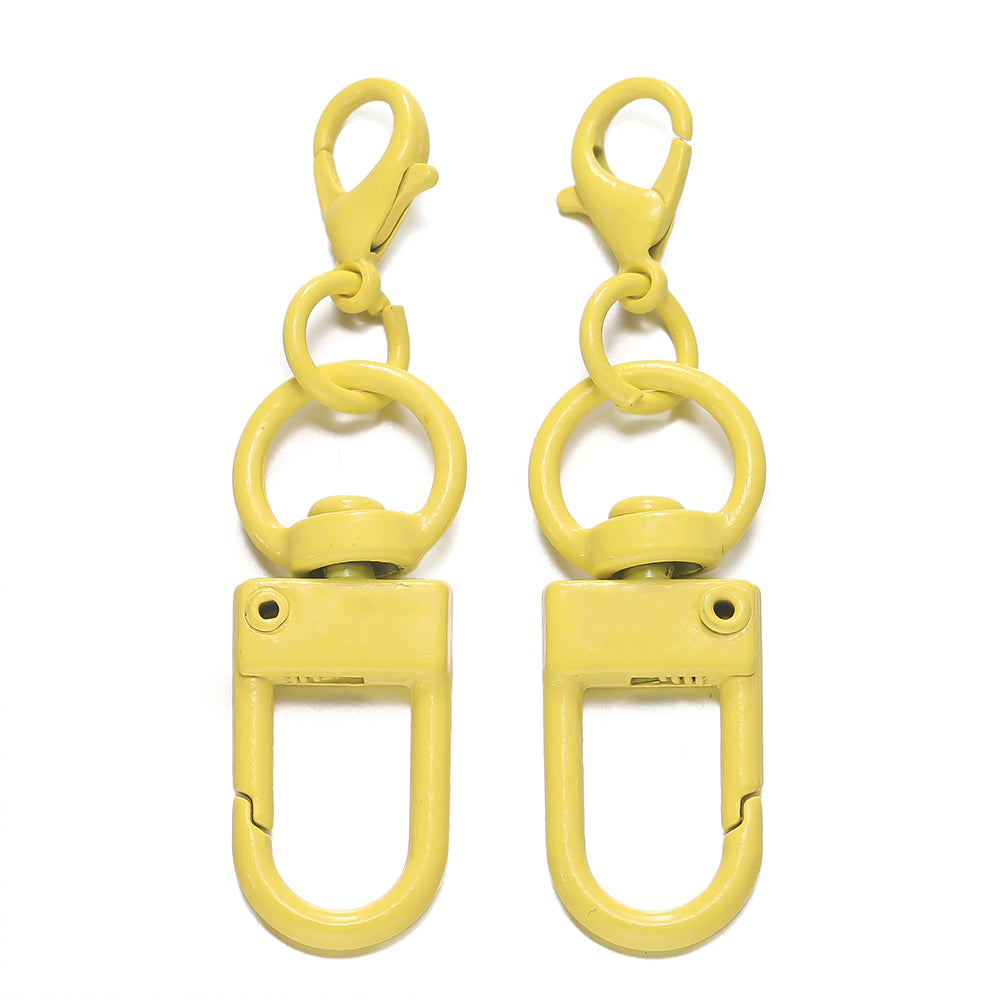 Color paint zinc alloy lobster buckle key ring iy bag key ring doll pendant metal accessories