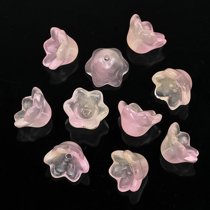 Acrylic flower beads