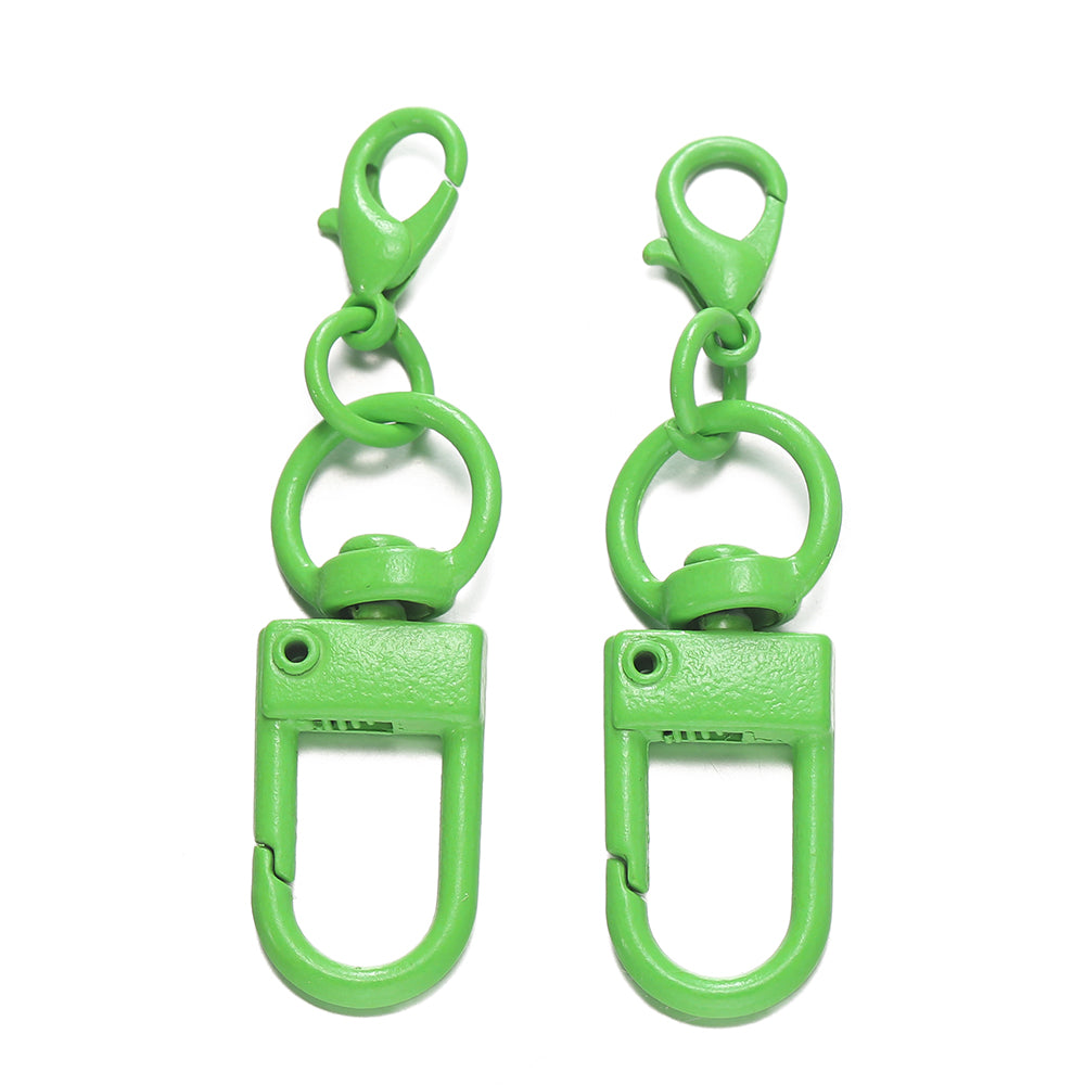 Color paint zinc alloy lobster buckle key ring iy bag key ring doll pendant metal accessories