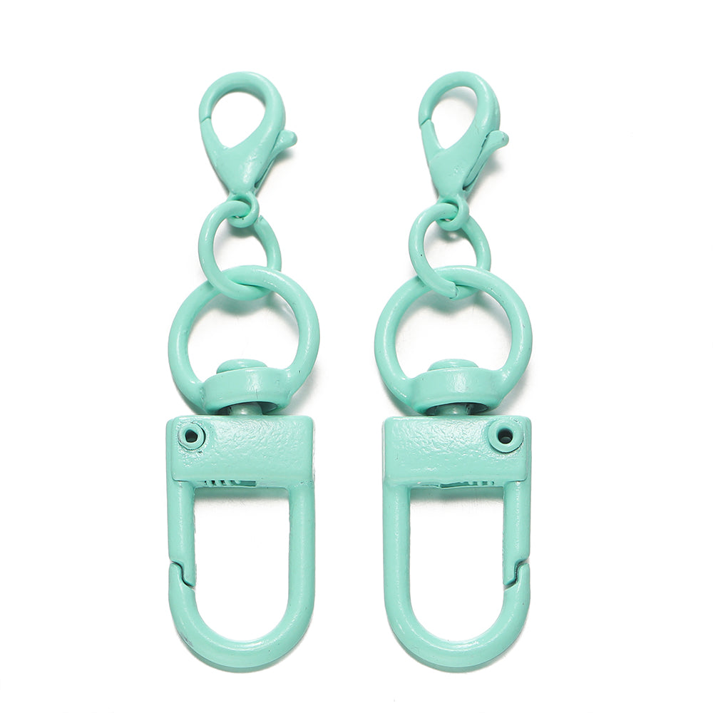 Color paint zinc alloy lobster buckle key ring iy bag key ring doll pendant metal accessories