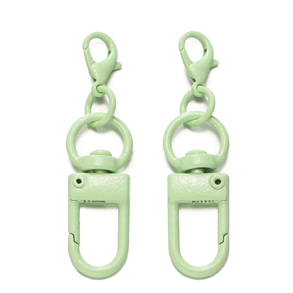 Color paint zinc alloy lobster buckle key ring iy bag key ring doll pendant metal accessories