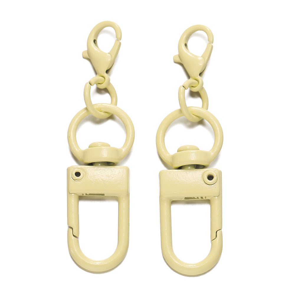 Color paint zinc alloy lobster buckle key ring iy bag key ring doll pendant metal accessories