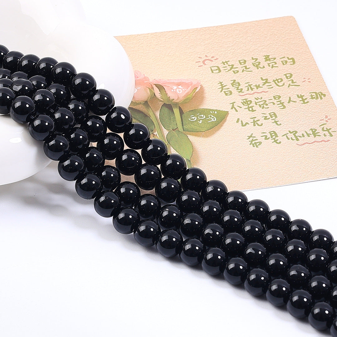 50 pcs Colored glass imitation crystal beads