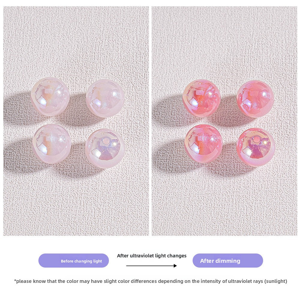 1.5mm Straight Hole Round Beads 16mm Phone Chain Bracelet Bangle Round diy Material