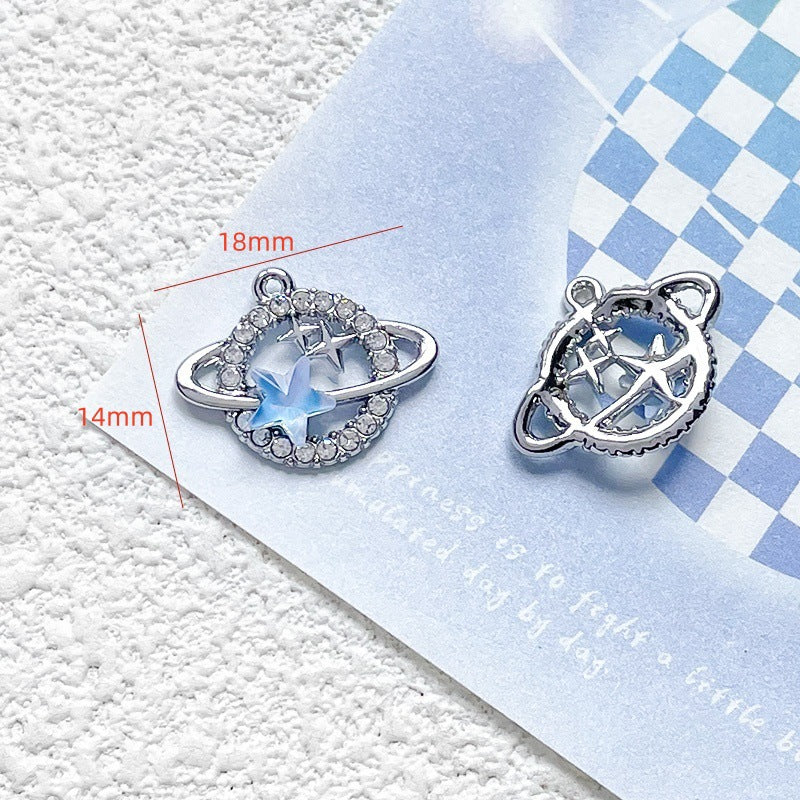 1 pc Alloy Heart Butterfly Cloud Moon Pendant