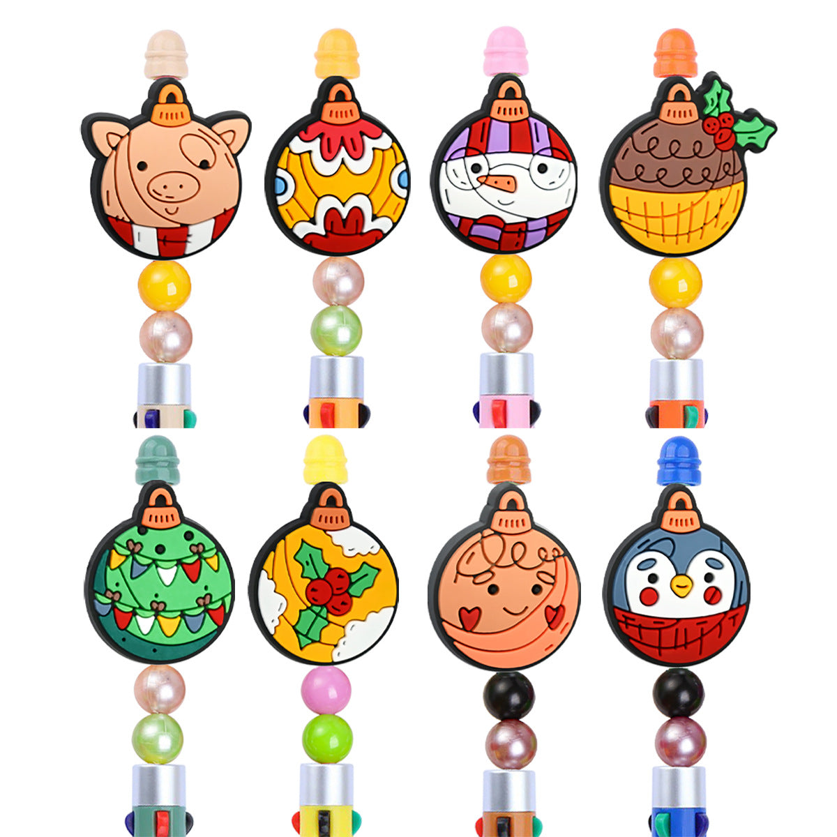 Christmas Series Silicone Focal Beads