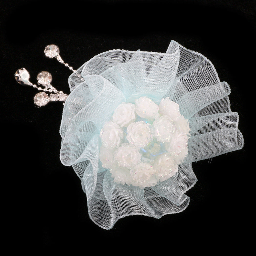 Artificial Flower Bouquet Ball Acrylic Beads