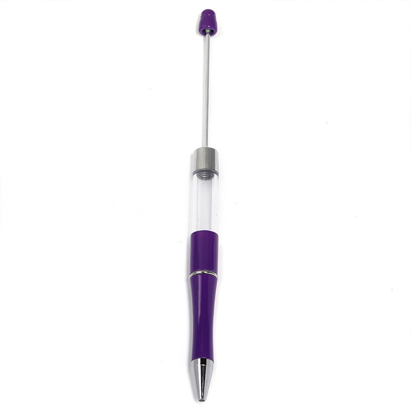 Multicolor Empty Tube Beaded Pen