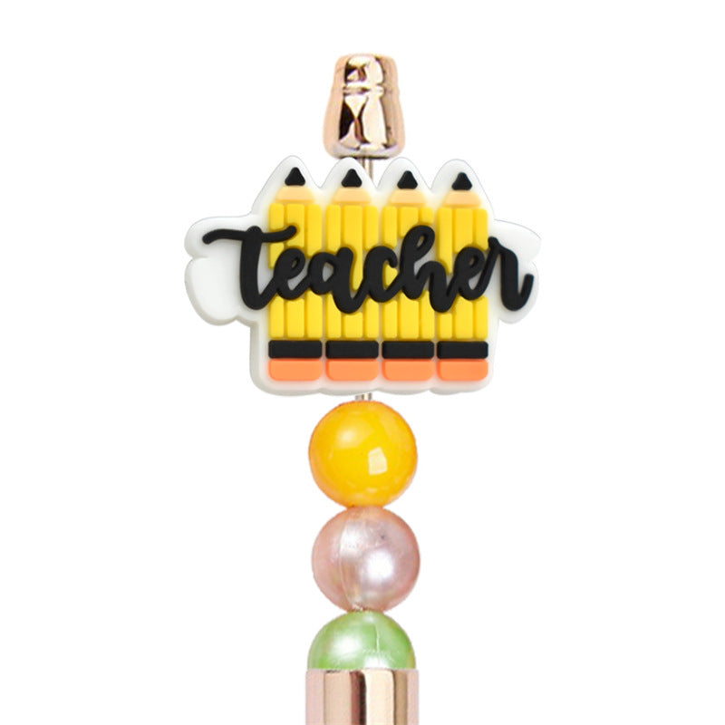 Back-to-School Series Silicone Focal Beads Silicone Focal Beads