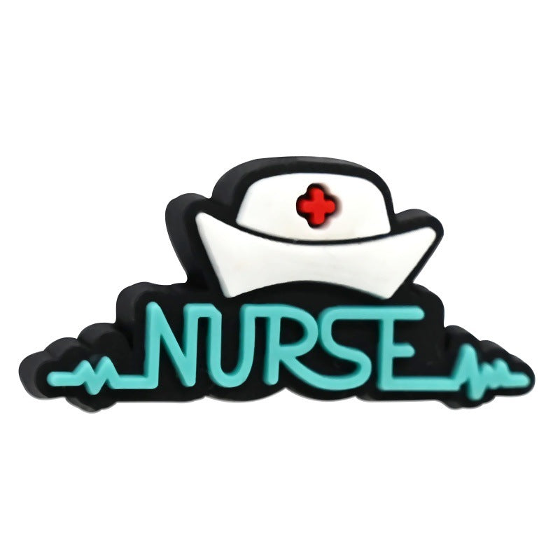 Cartoon Doctor Nurse Series Silicone Focus Beads Silicone Focus Beads