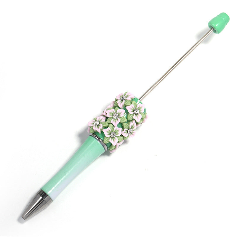 Colorful Flower Full Diamond Beaded Pen
