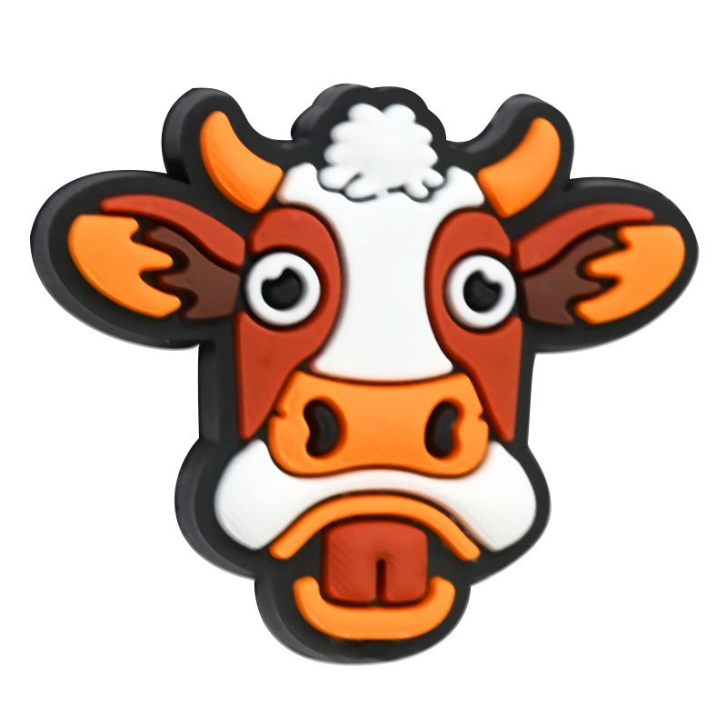 Cartoon Cowboy Series Silicone Focal Beads