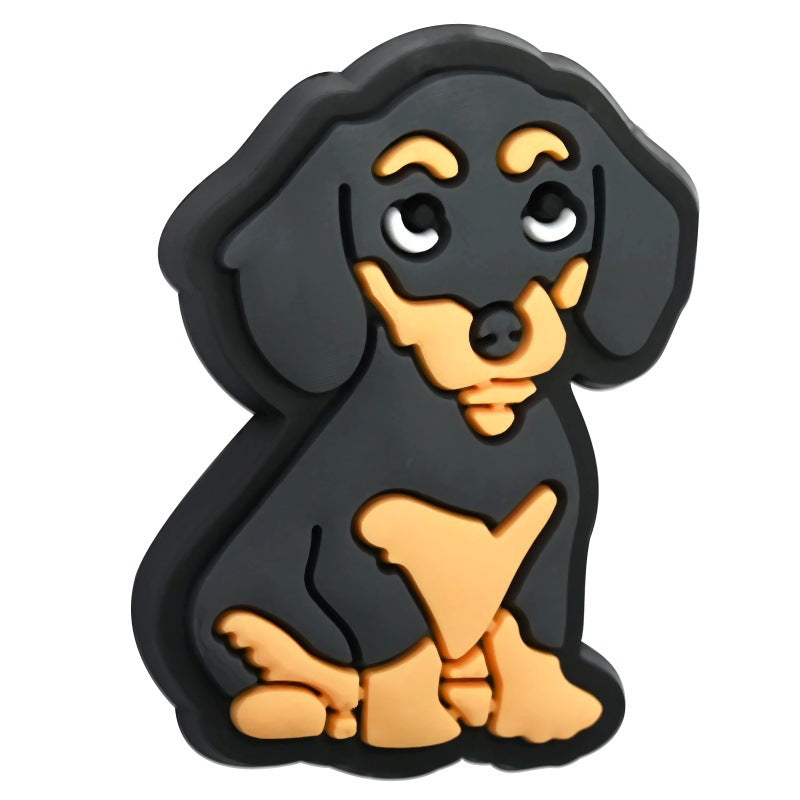 Dog Shape Silicone Focus Beads