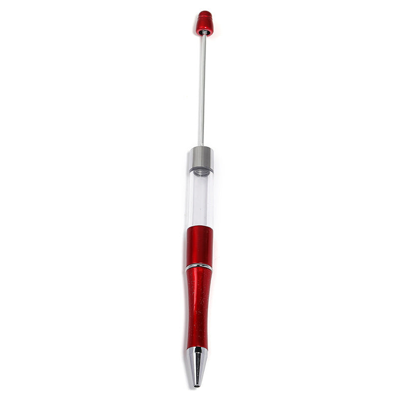 Multicolor Empty Tube Beaded Pen