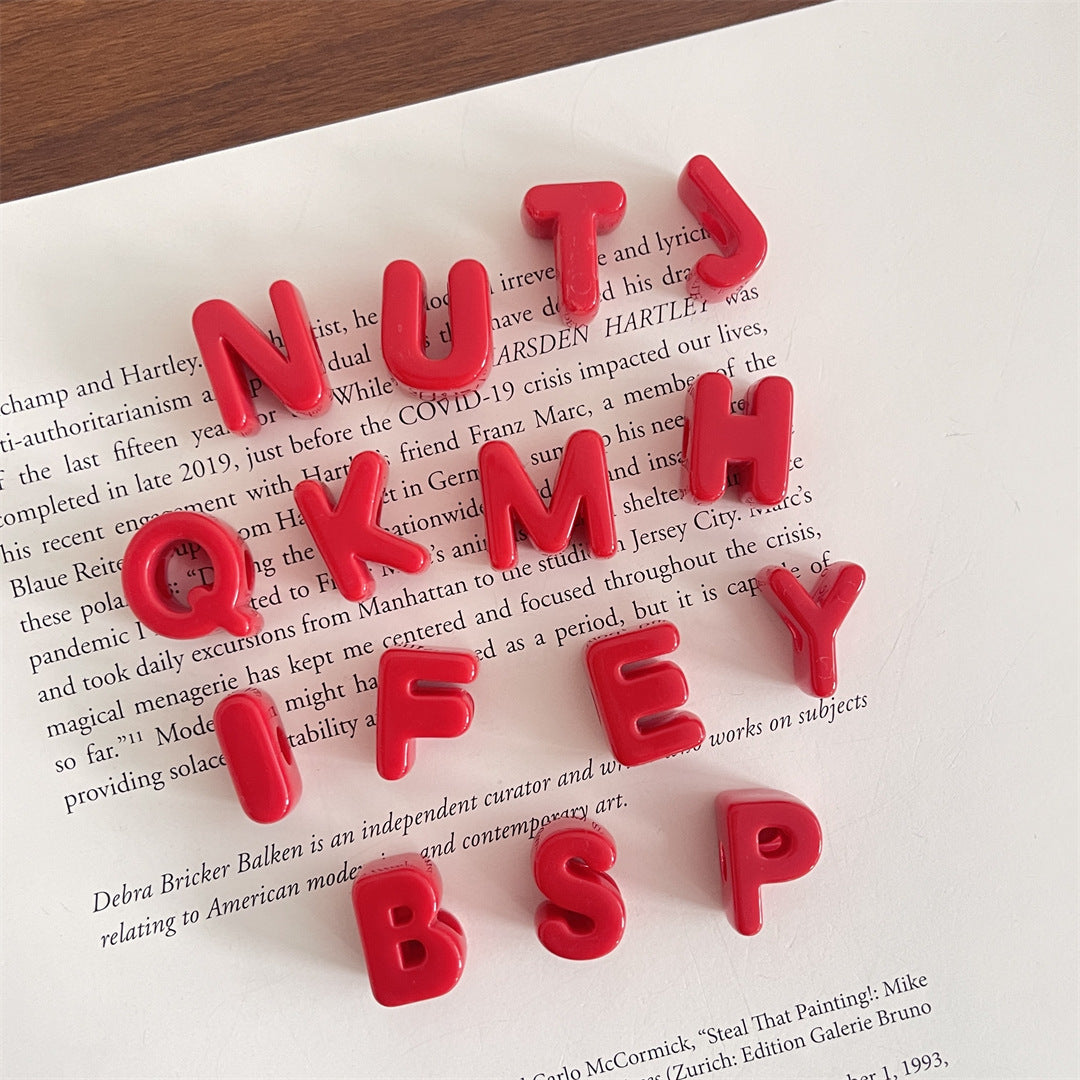 Large Acrylic Letter Beads