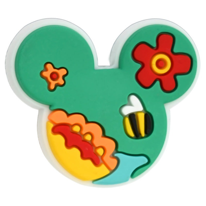 Cute Mickey Head Fun Cartoon Silicone Focus Beads