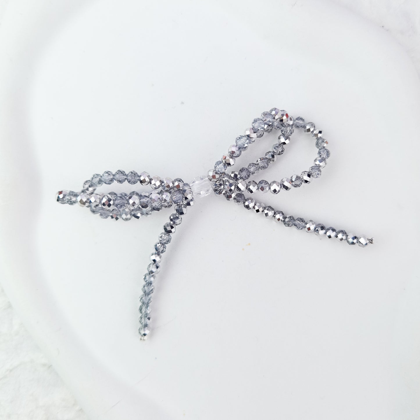 Bling Gorgeous Double-Layer Crystal Pen-Through Bowknot