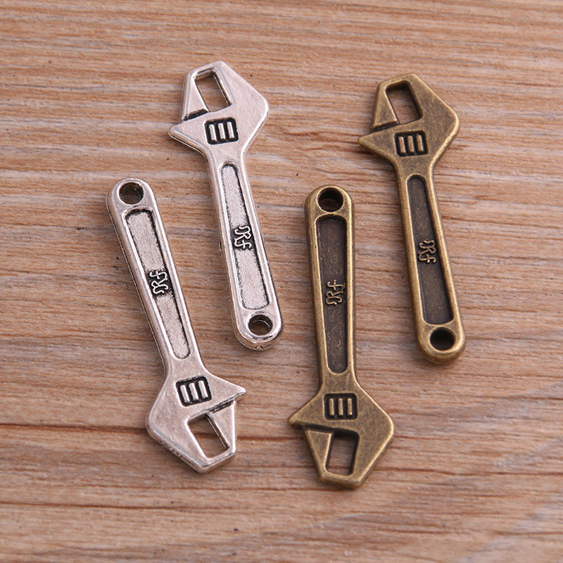 13*40mm Daily Supplies Wrench Pendant Necklace Accessories