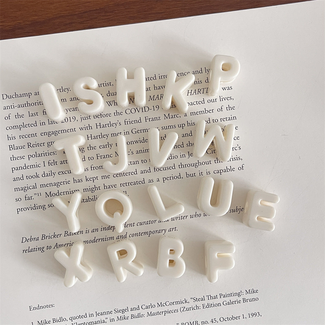 Large Acrylic Letter Beads