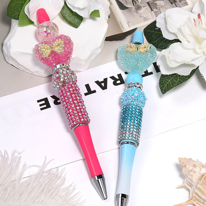 Heart-shaped Soft Sugar Candy Bowknot Beads
