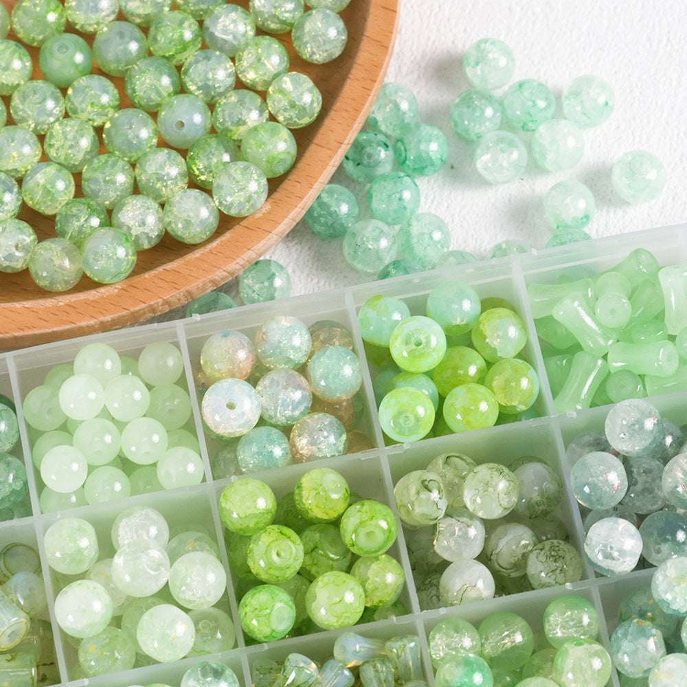 New Chinese Ancient Style Colored Glaze glass beadable beads