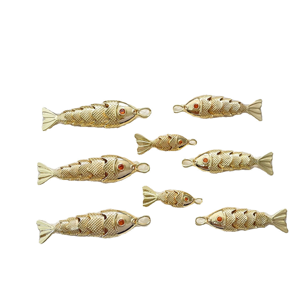 1 pc Metal Fish Pendant DIY Handmade Jewelry
