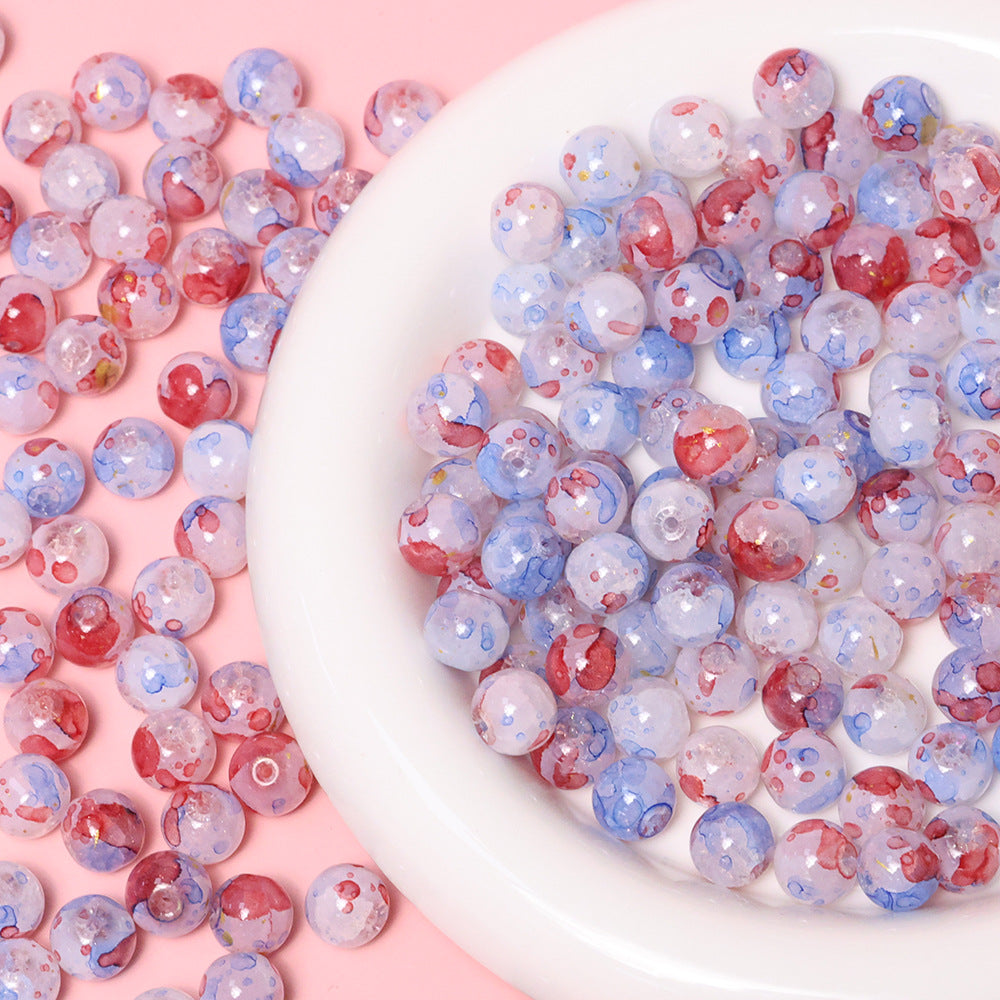 10mm Jade Fragment Glass Beads