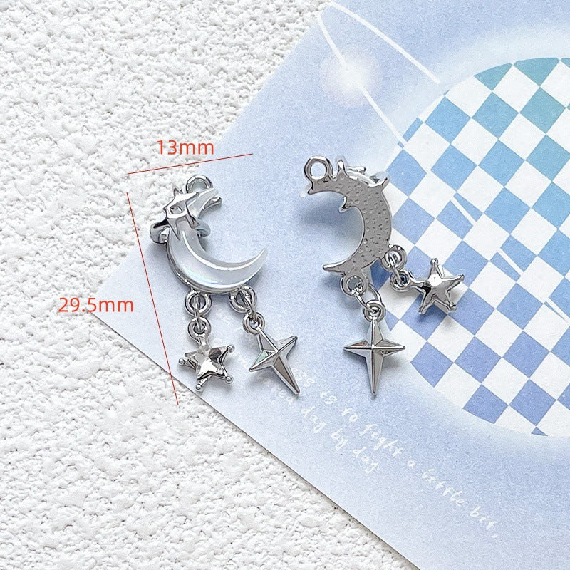 1 pc Alloy Heart Butterfly Cloud Moon Pendant