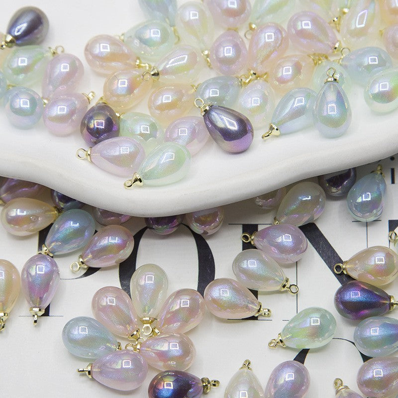 Mermaid Pearl Water Drop Pendant Manufacturer Wholesale Ancient Style Hair Accessories Earrings Accessories Clothing Accessories Earrings Pendants diy Decor