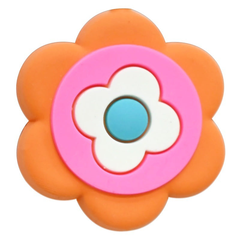 High-Value Flower Series Silicone Focus Beads