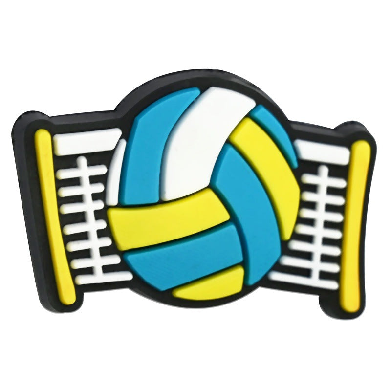 Cartoon Sports Series Silicone Focus Beads