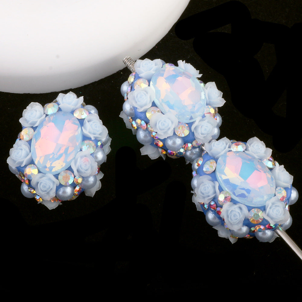 Artificial Flowers with Pearl Inlay Beads