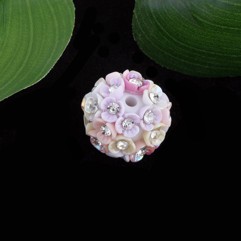 Colorful Flower Cluster Ball Drill Ball