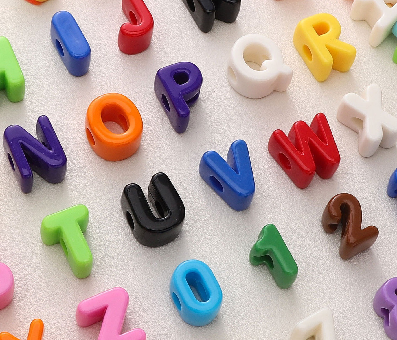 Large Acrylic Letter Beads