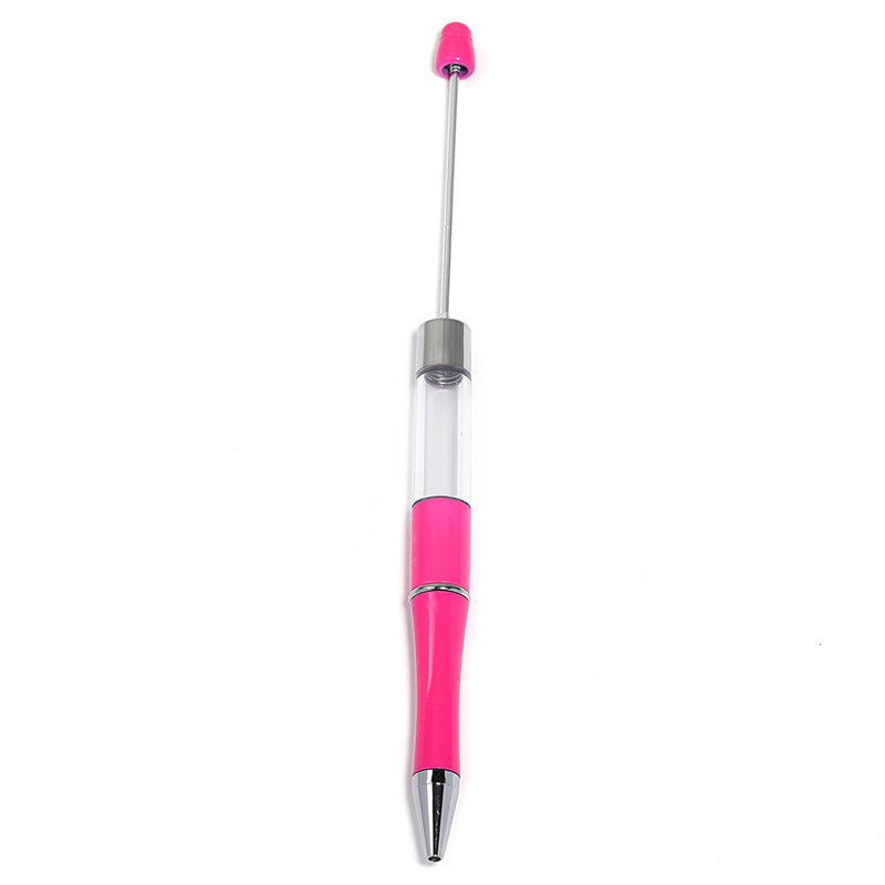 Multicolor Empty Tube Beaded Pen